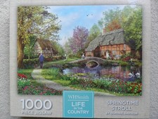 WH Smith 1000piece Jigsaw Puzzle Life In The Country: Springtime Stroll