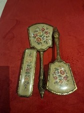 Regent of London Petit Point Vanity / Dressing Table Set