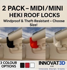 2 Pack - MIDI/MINI Heki Caravan Motorhome Rooflight Locks