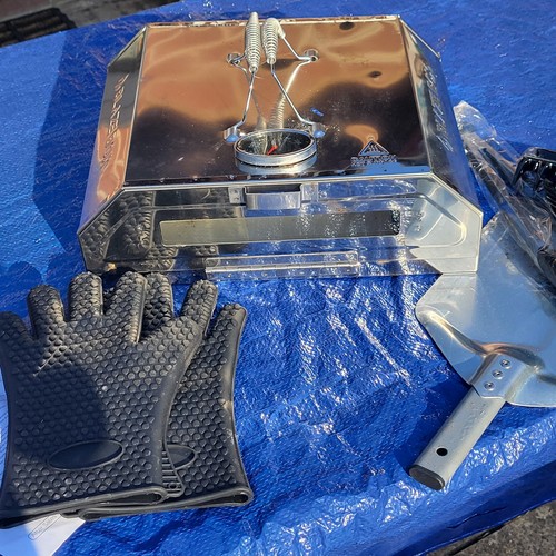 Stainless steel blaze box bbq - steel,
