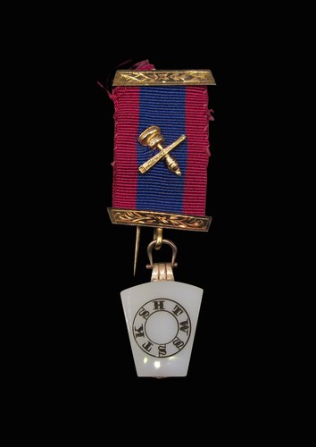 Vintage 9ct gold masonic - masonic, medal