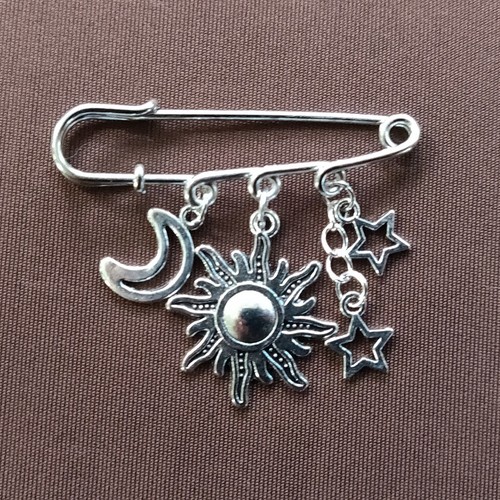 Sun moon stars - moon,