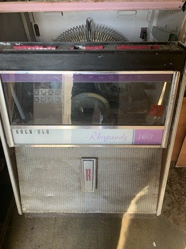 Rock ola jukebox front - front, door