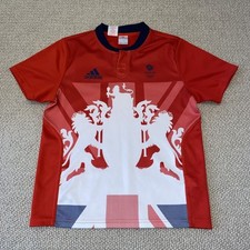 Adidas Team GB Sports Top Red