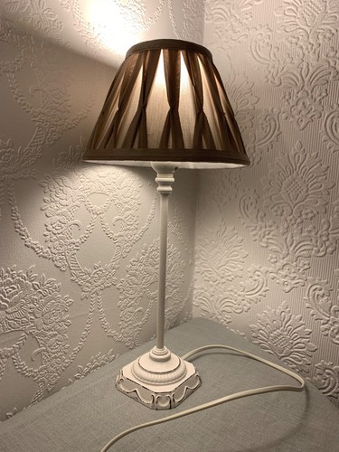 Shabby chic table lamp - shabby,