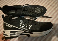 Emporio Armani Crusher Distance, knit sneakers Trainers Size 6 EU 39