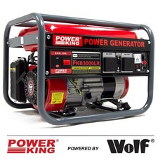 Petrol Generator PKB3000LR 2200w 6.5HP Portable Power Backup Site PowerKing
