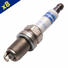 Iridium Spark Plugs x8 FR6KI332S Ignition Electrical - Bosch 0242 240 653