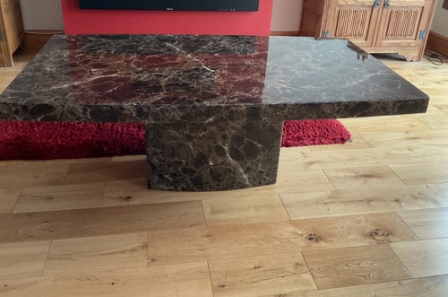 Solid marble table - solid,