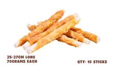 Large Chewy Chicken Twists Dog Treats x 10