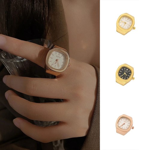 Mini finger ring watch - finger,
