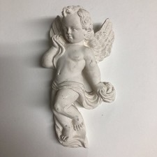 Vintage Plaster Cherub Wall