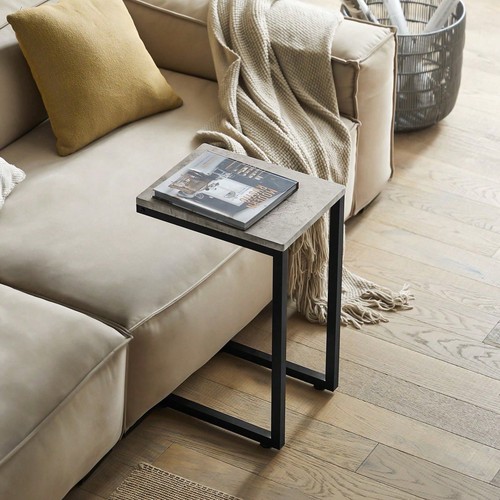Grey particle board - side, end