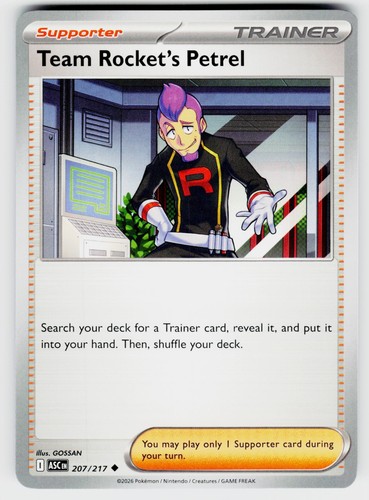 Team rocket petrel uncommon - team,