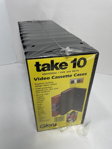 Video cassette cases lot 10 - cassette,
