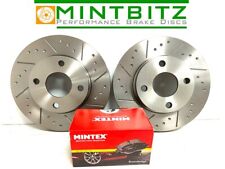 Audi 90 B3 2.3 20v Compatible Front only Dimpled and Grooved brake Discs