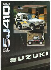 Suzuki SJ410 Santana Sport Hard Top 1989-1990 UK Market Single Sheet Brochure
