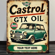 PERSONALISED Castrol Oil Mini