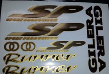 Gilera Runner SP Sticker/Decal Set  SP FX FXR 125, 172, 180 183 *BLACK & GOLD*