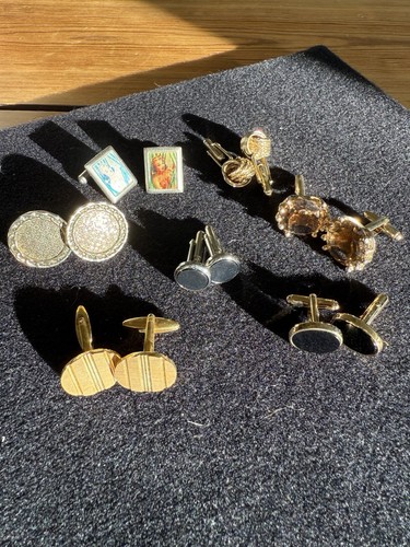 Vintage cuff links job - cuff,