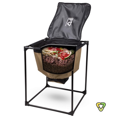 Urban worm bag composting - worm,