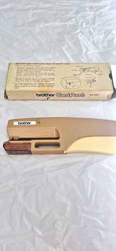 Brother card punch - punch, ka-451