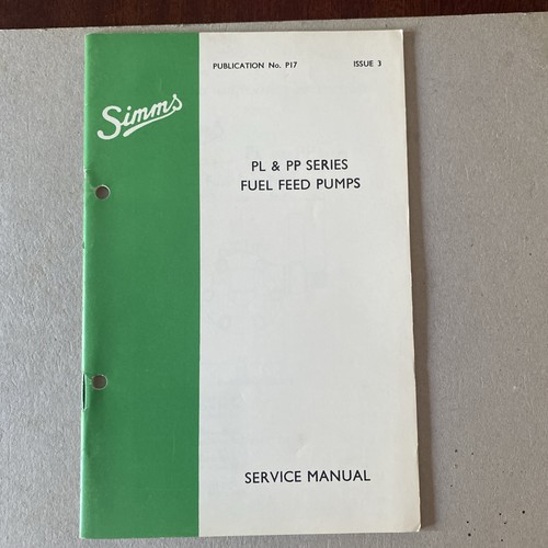 Simms fuel feed pumps - fuel, pl