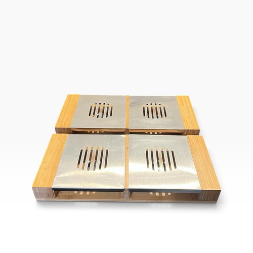Two bamboo and metal double - two,