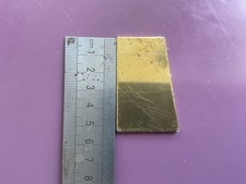 SOLID BRASS RUDDER BLANK  for rc model boats scale