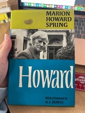 HOWARD BY MARION HOWARD SPRING, WRITING INSIDE AS SHOWN