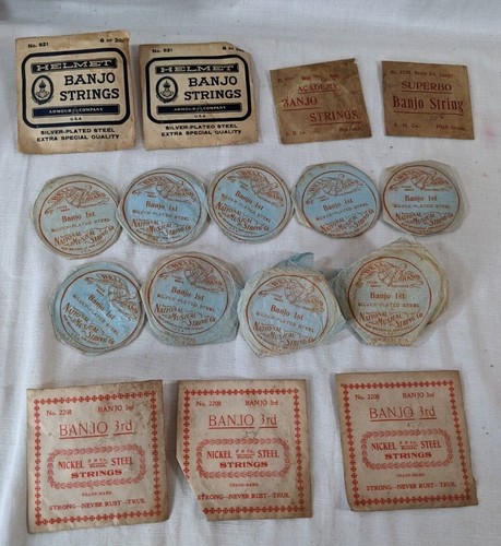 Misc vintage banjo - misc., strings