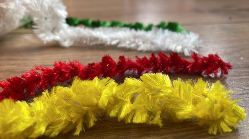 10pcs long shiny garland - 10pcs,