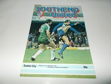 Southend v Exeter 81/82
