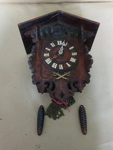 Antique cuckoo clock - cuckoo,