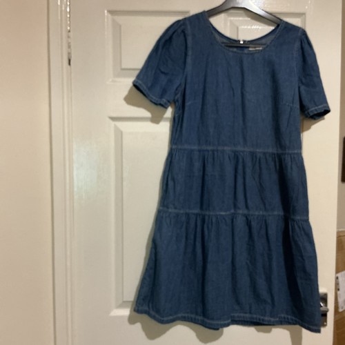 Denim dress size short - denim,