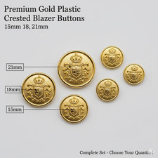 Premium Gold Plastic Crested