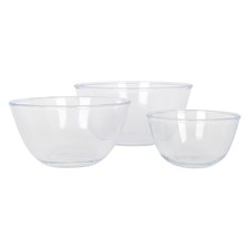Glass Mixing Bowl Set - 3