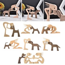 Statue Sitting Woman and Dog