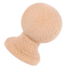  Stair Spindles Wooden Finials Bed Post Caps Curtain Rod Ends Only