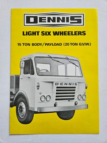 Dennis light six wheeler truck - six,