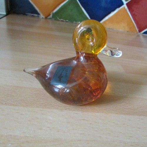 Langham glass yellow duck