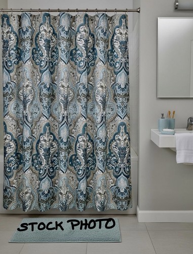 Calais blue brown - brown, fabric