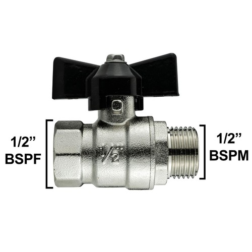 Metal butterfly bib valve - butterfly,
