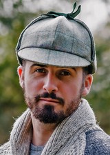 Wool Tweed Deerstalker Hat UK