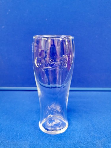 Carlsberg half pint glass - half,