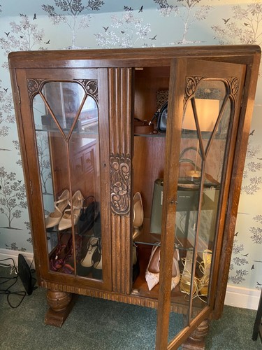 Vintage art deco - vintage, glassfronted
