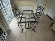 Hand Crafted CAMPELLO Spanish Dining Table and 4 Chairs