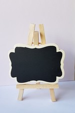 Wooden EASEL Blackboard for 1:12th scale dolls house school nursery UK DH55