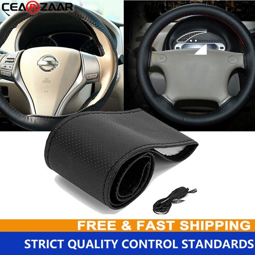 Black car steering wheel - 15'',