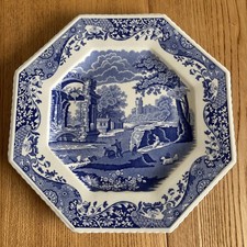 Spode Blue Italian Octagonal
